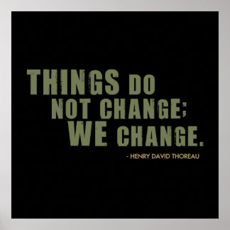 Póster Cita de Henry David Thoreau