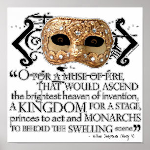 Póster Cita de Henry V