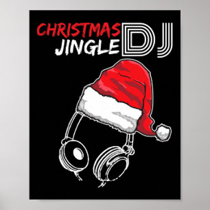Póster Cita De Jingle De Navidades De Dj - Regalos Y Pres