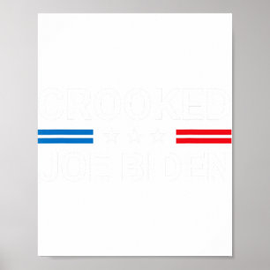 Póster Cita de Joe Biden Trump llamada Joe Biden Crooked