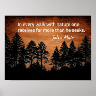 Póster cita de John Muir