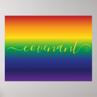 Cita de la Biblia arcoiris diciendo Poster