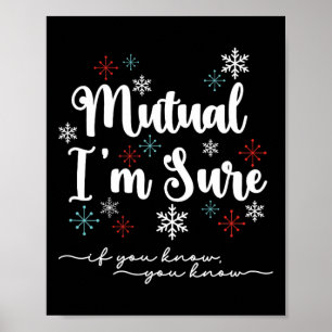 Póster Cita de la película Navidad Blanca Mutual I'm Sure