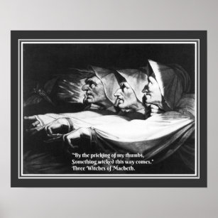 Posters Brujas De Macbeth Zazzle Es