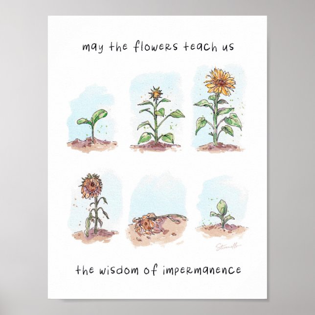 Póster Cita de las flores (Frente)