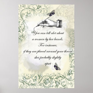 Póster Cita de "Las manos de la mujer"