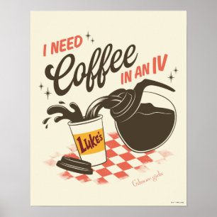 Póster Cita de Luke's Coffee IV de Gilmore Girls