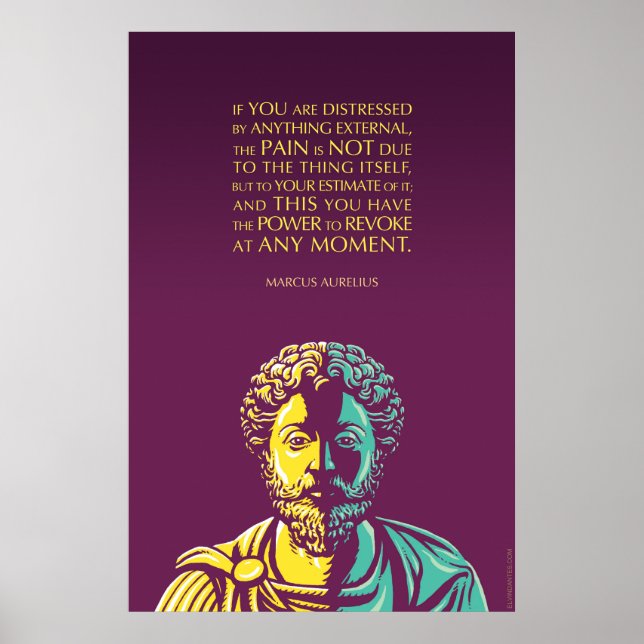 Póster Cita de Marcus Aurelius: El poder de la rebelión (Frente)