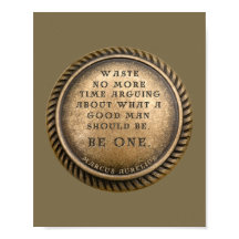 Cita de Marcus Aurelius - Sé un buen hombre