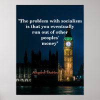 Cita De Margaret Thatcher Sobre El Socialismo