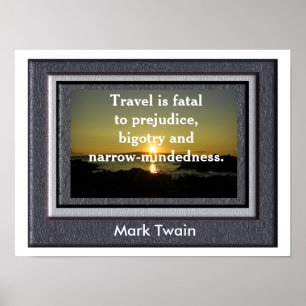Póster Cita de Mark Twain - Poster