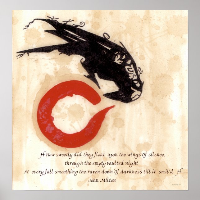 Póster Cita de Milton Raven (Frente)