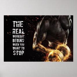 Póster Cita de Motivación de Formación de Material Artíst