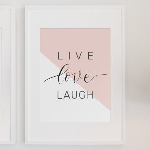 Póster Cita de motivación positiva para el amor en vivo m