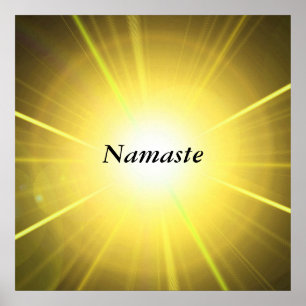 Póster Cita de 'Namaste'
