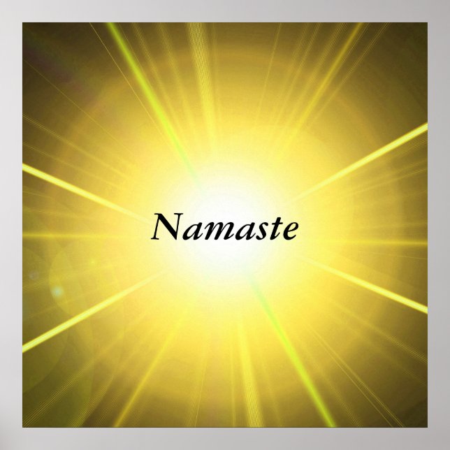 Póster Cita de 'Namaste' (Frente)
