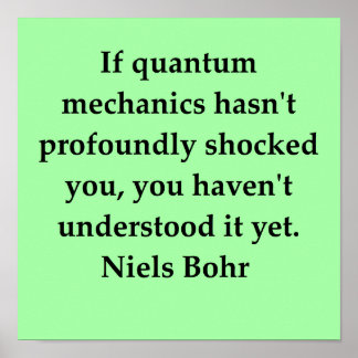 Póster cita de neils bohr