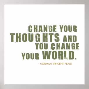 Póster Cita de Norman Vincent Peale