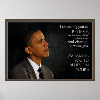 Póster Cita de Obama