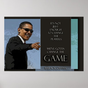 Póster Cita de Obama