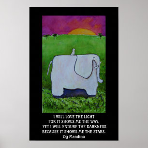 Póster Cita de Og Mandino - POSTER