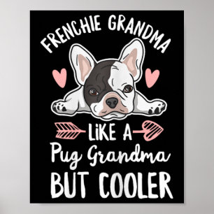Póster Cita de perro para tu abuela francesa