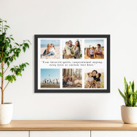 Cita de Personalizado de 6 Collages de fotos perso