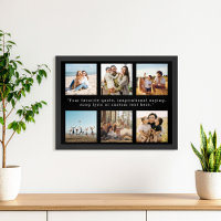 Cita de Personalizado de 6 Collages de fotos perso