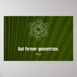 Póster Cita de Platón