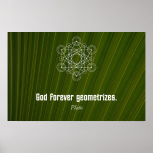 Póster Cita de Platón