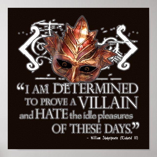 Póster Cita de Richard III (Frente)