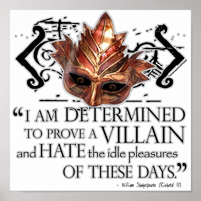 Póster Cita de Richard III (Frente)