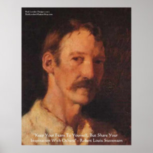 Póster Cita de Robert Lewis Stevenson
