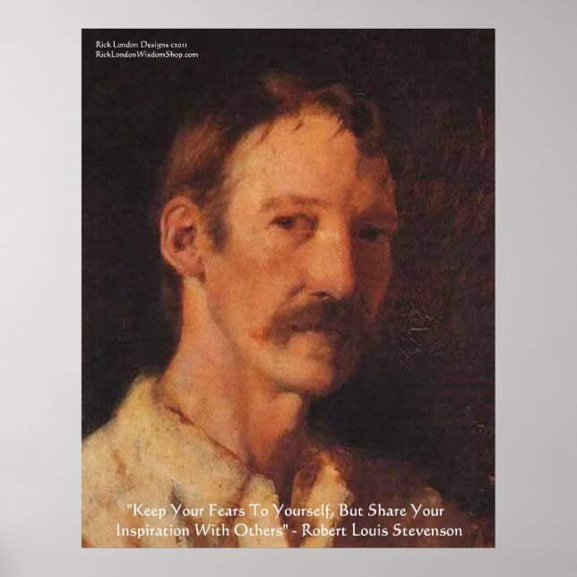 Póster Cita de Robert Lewis Stevenson (Frente)