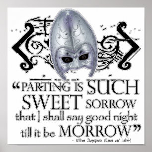 Póster Cita de Romeo y Julieta