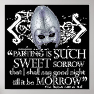 Póster Cita de Romeo y Julieta