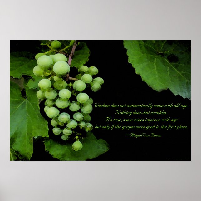 Póster Cita de sabiduría (Frente)