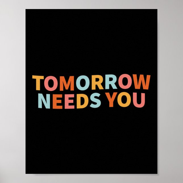 Póster Cita de salud que mañana te necesita (Frente)