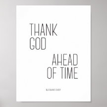 Cita de Solanus Casey Gracias a Dios 8.5x11