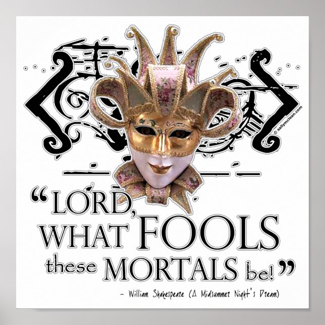 Póster Cita de sueño de la noche del verano (Frente)