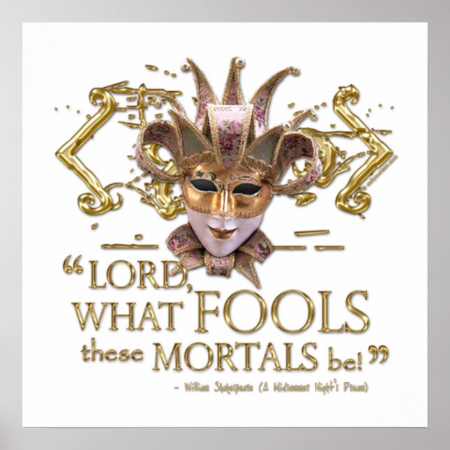 Póster Cita de sueño de la noche del verano (versión de o (Frente)