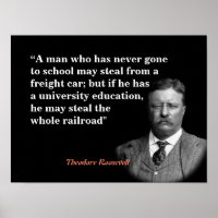 Cita De Theodore Roosevelt Sobre Educación Y Ferro