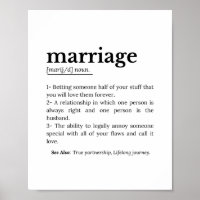 Cita de tipografía de definición de matrimonio div