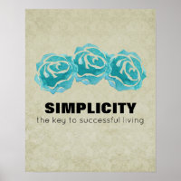 Cita de tipografía de simplicidad con Rosas Verde 