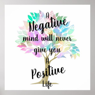 Póster Cita de Vida Positiva