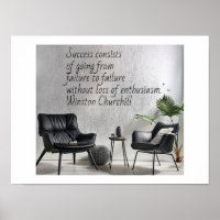 Cita de Winston Churchill Éxito