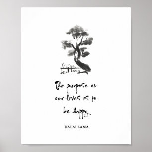 Póster Cita del Dalai Lama, hogar del Dalai Lama
