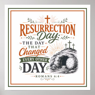 Póster Cita del Día de la Resurrección Cambió Cada Otro D