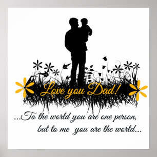 Póster Cita del Día del Padre