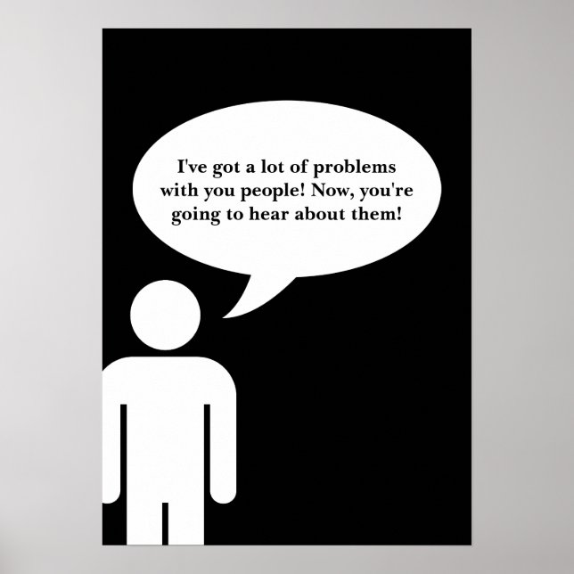 Póster cita del festival de quejas (Frente)